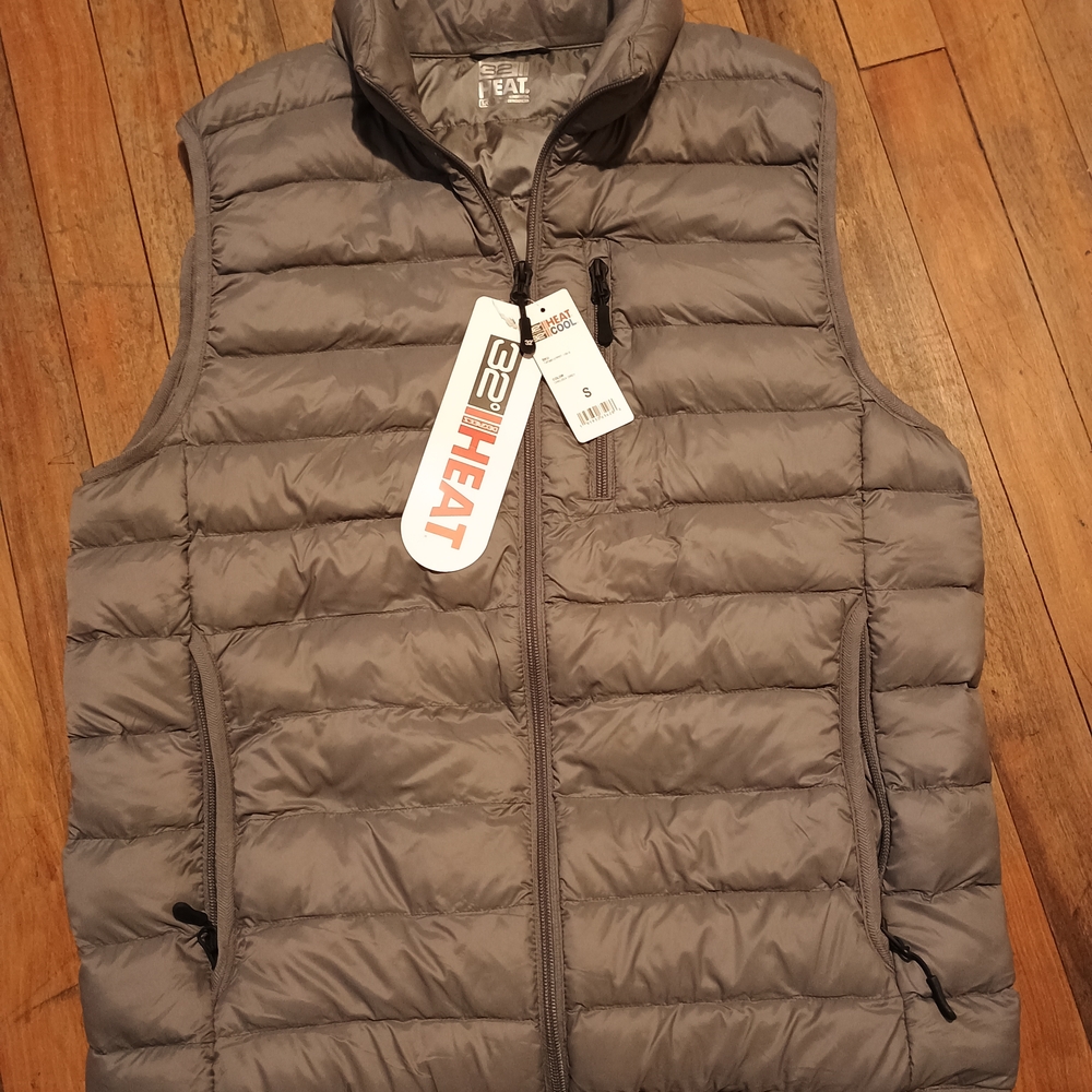 32 Degrees Gray Puffer Vest